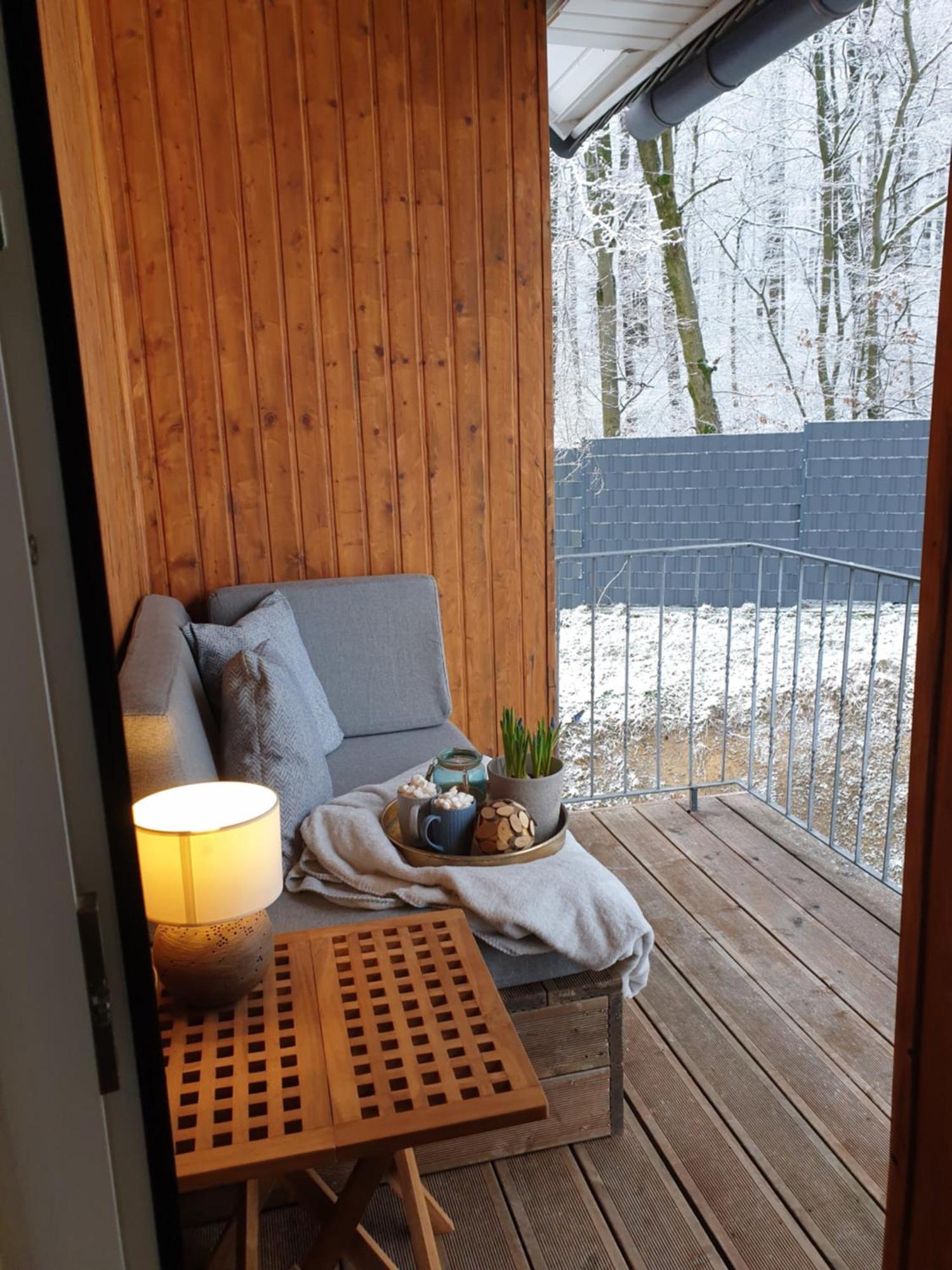 Fewo Winter In Der Villa Waldrand Mit Zwei Balkonen Bad Wünnenberg Kültér fotó