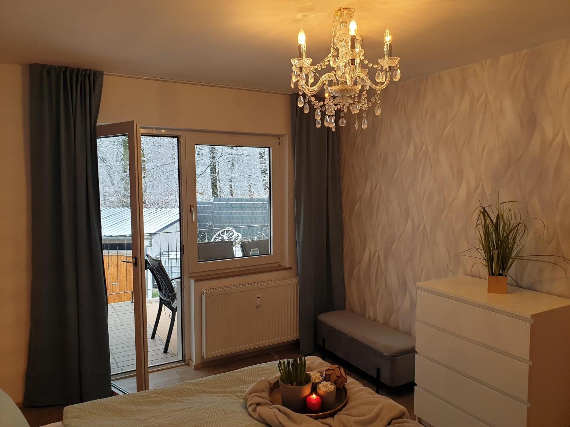 Fewo Winter In Der Villa Waldrand Mit Zwei Balkonen Bad Wünnenberg Kültér fotó